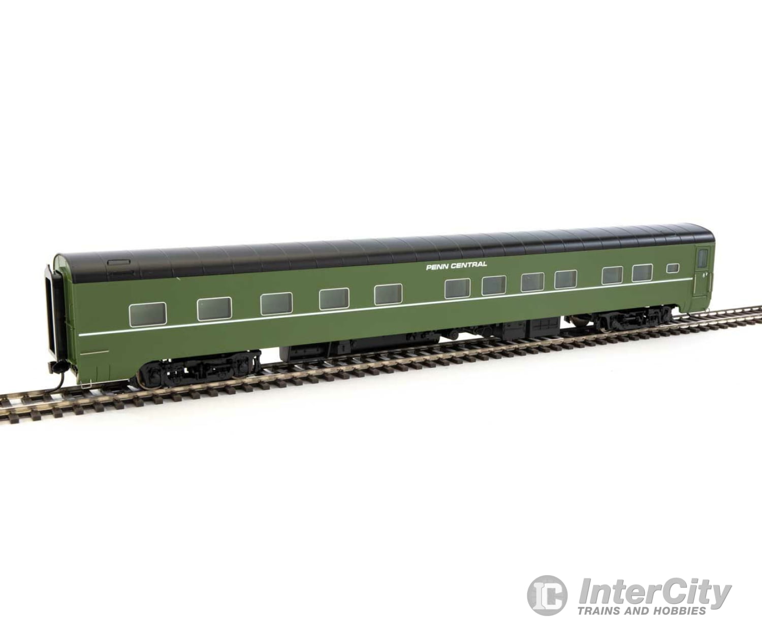 Walthers Proto 15304 85 Pullman-Standard 10-6 Sleeper Plan 4140 - No Skirts -- Penn Central Standard