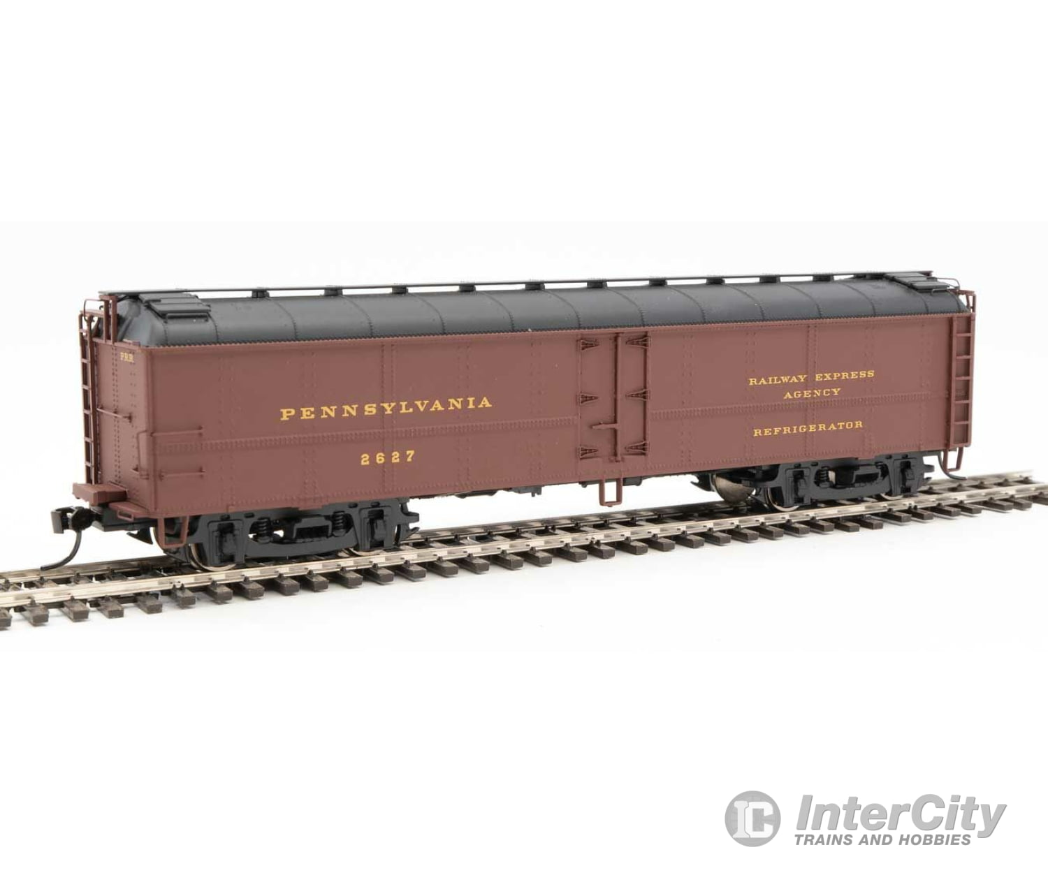 Walthers Proto 17232 50 Pennsylvania Class R50B Express Reefer -- Railroad #2627 (Summer 1945