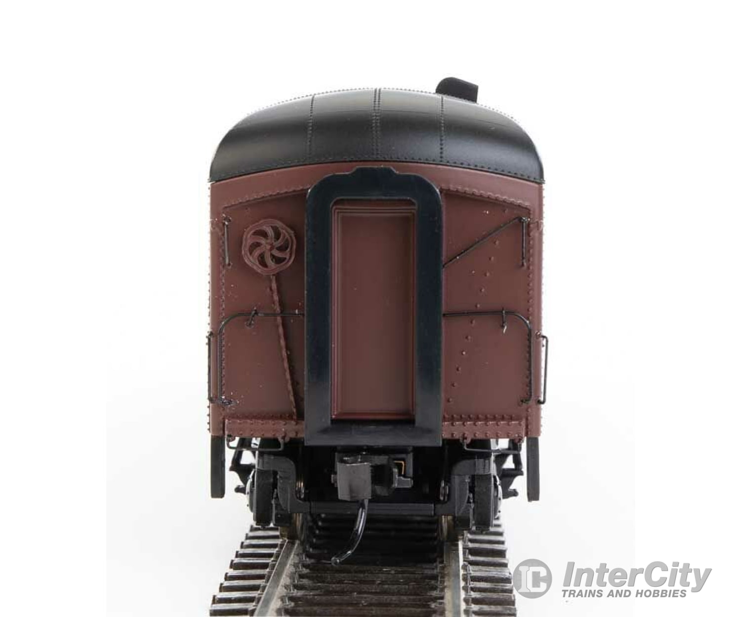 Walthers Proto 17260 70 Pennsylvania Railway Post Office -- Railroad (Class Bm70M; Tuscan Black;