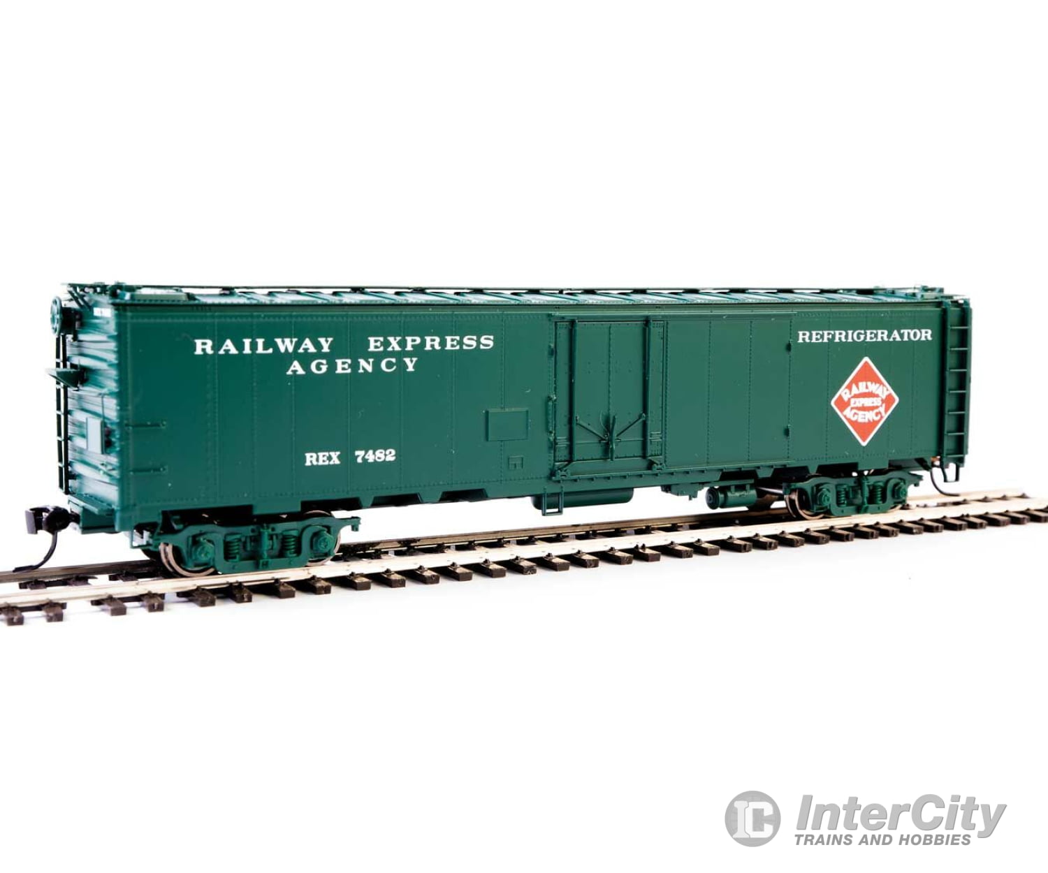 Walthers Proto 17315 50 Rea Riveted Steel Express Reefer -- Railway Agency #7482 (Early) Freight