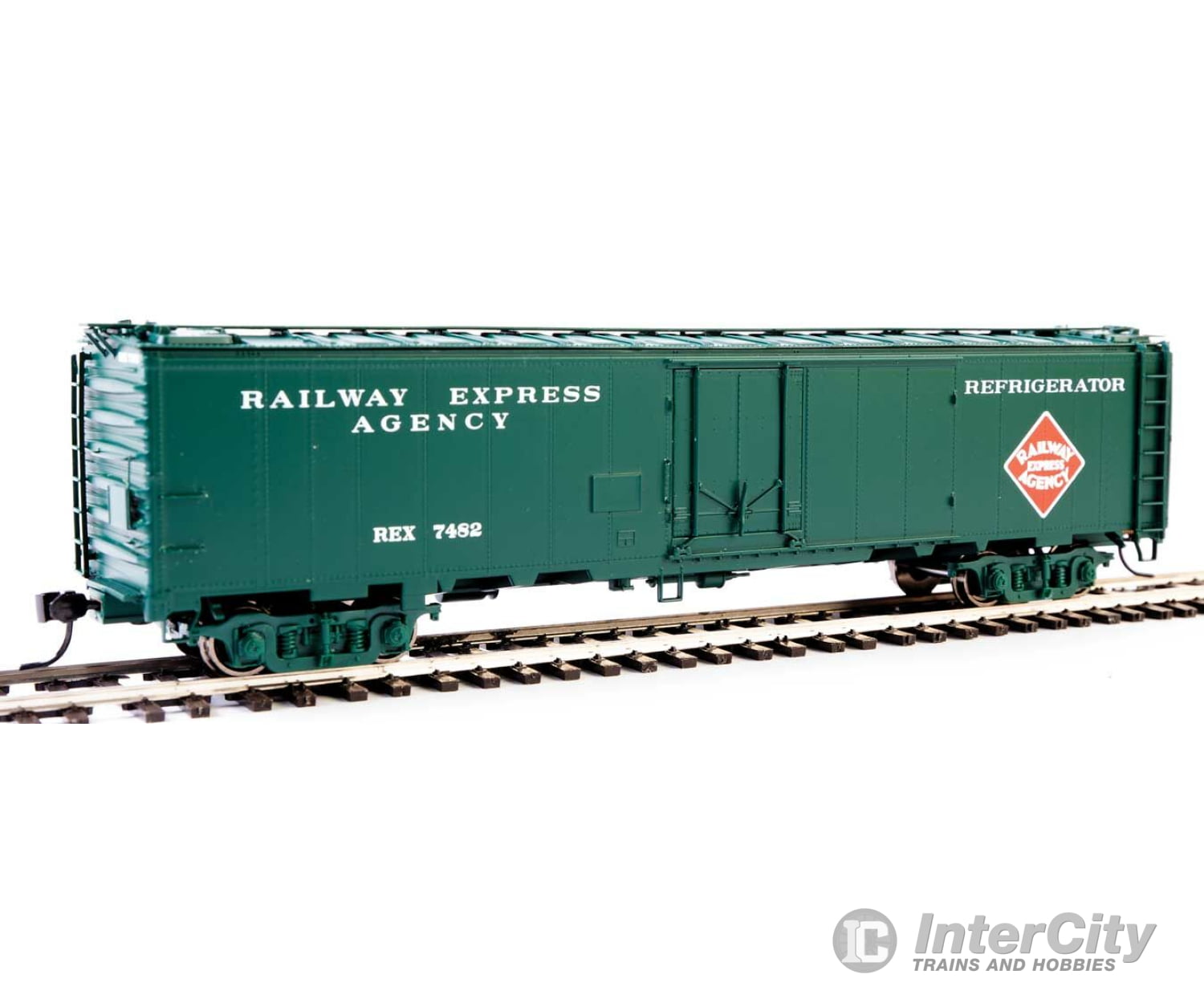 Walthers Proto 17315 50 Rea Riveted Steel Express Reefer -- Railway Agency #7482 (Early) Freight