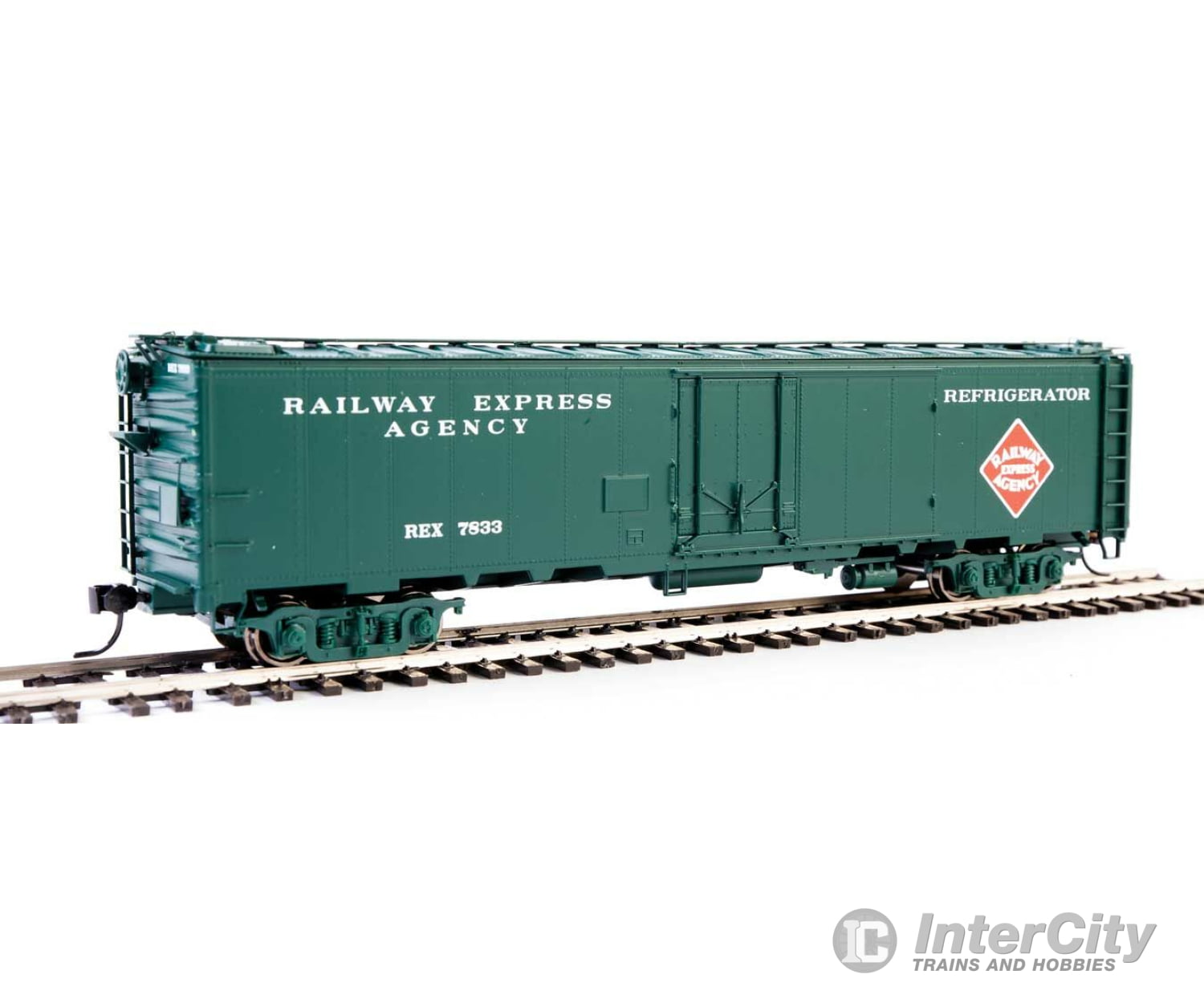 Walthers Proto 17318 50 Rea Riveted Steel Express Reefer -- Railway Agency #7833 (Early) Freight