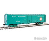 Walthers Proto 17323 50 Rea Riveted Steel Express Reefer -- Railway Agency #7581 (Light Green)