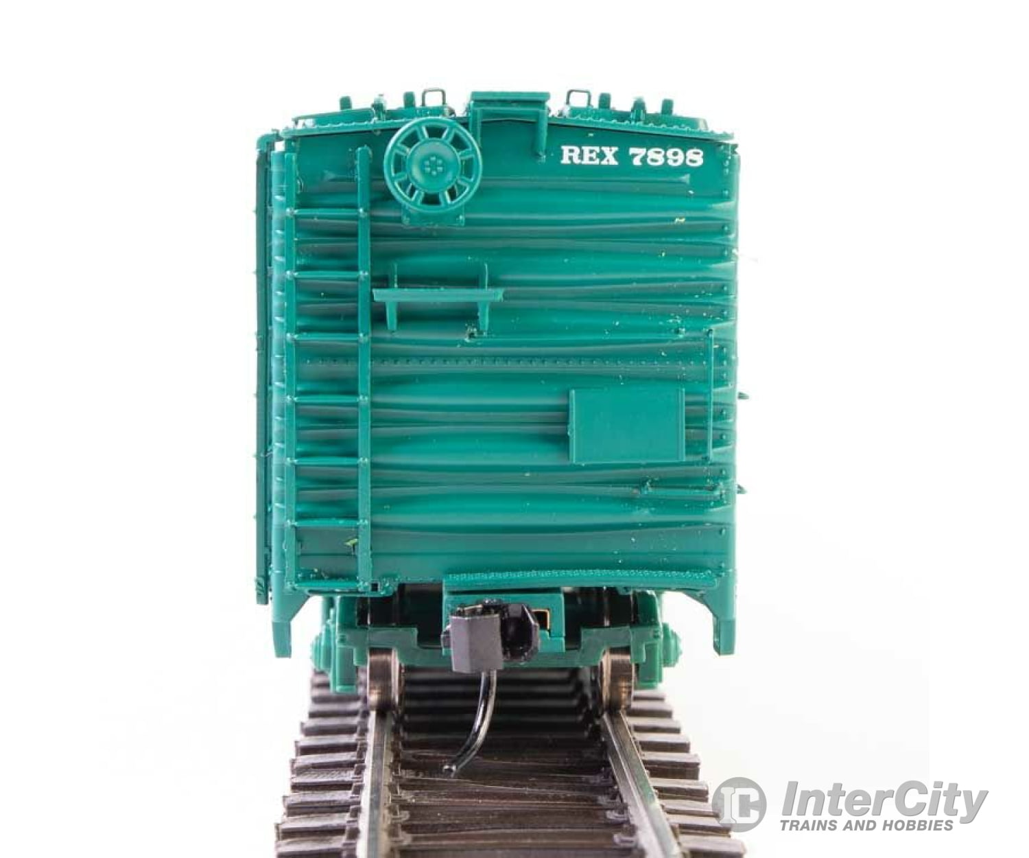 Walthers Proto 17326 50 Rea Riveted Steel Express Reefer -- Railway Agency #7898 (Light Green)