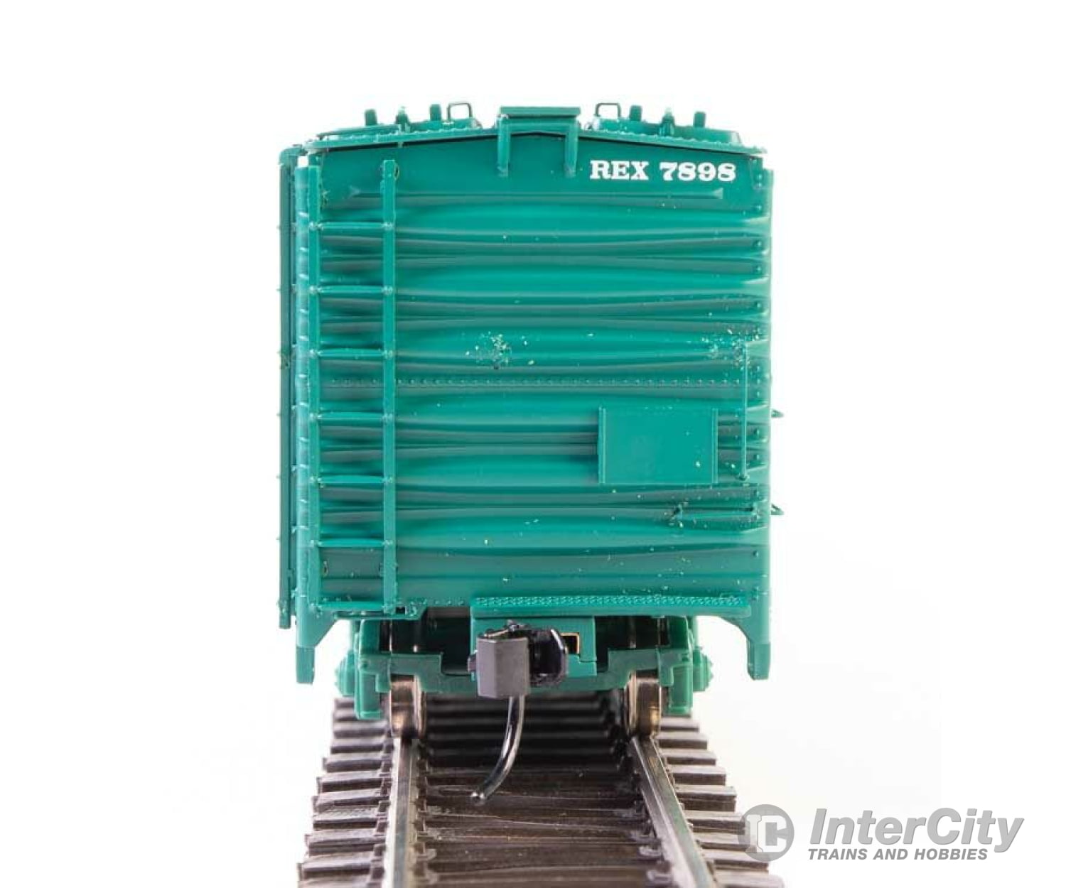 Walthers Proto 17326 50 Rea Riveted Steel Express Reefer -- Railway Agency #7898 (Light Green)