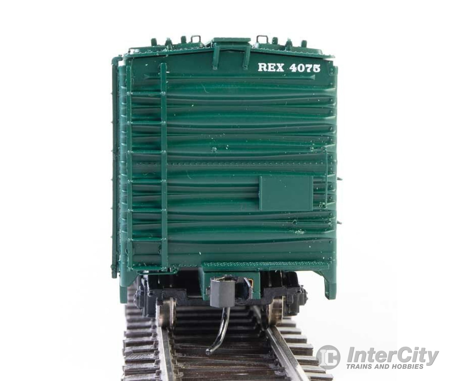 Walthers Proto 17329 50 Rea Riveted Steel Express Reefer -- Santa Fe #4075 Freight Cars