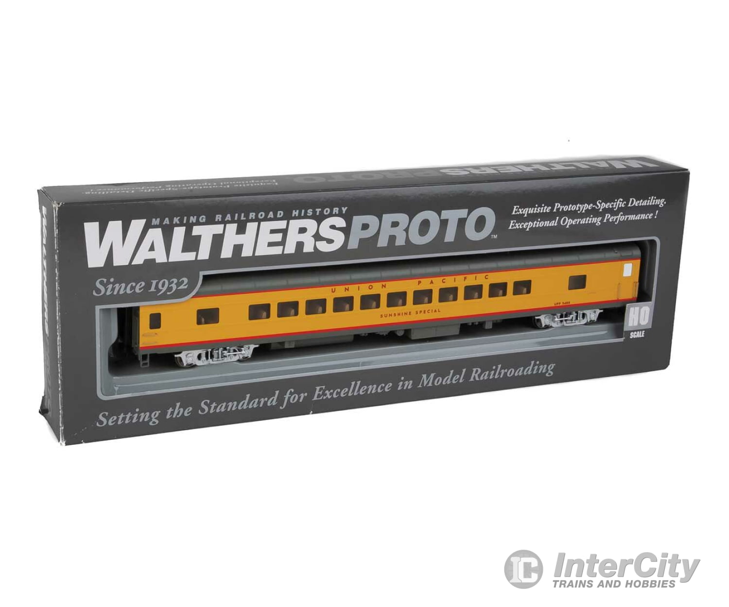 Walthers Proto 18005 85 Acf 44-Seat Coach - Standard Union Pacific(R) Heritage Fleet -- Sunshine