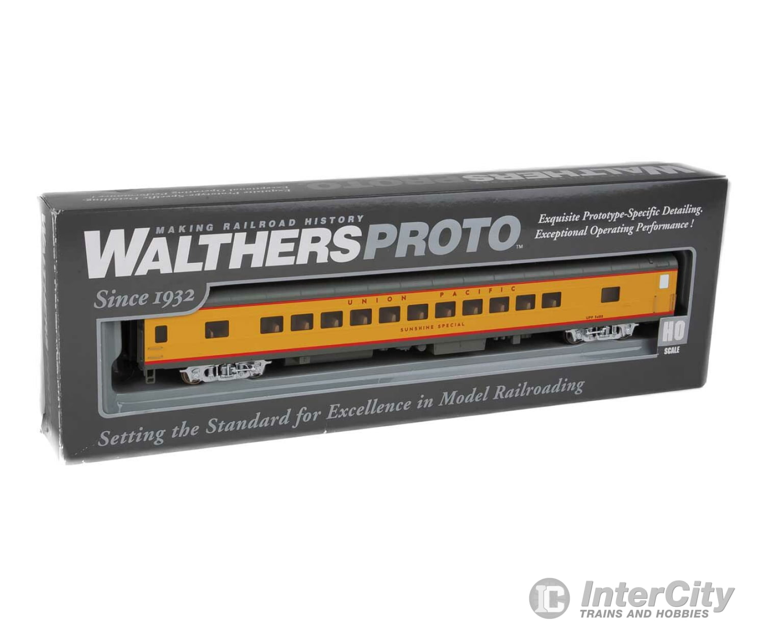 Walthers Proto 18505 85 Acf 44-Seat Coach - Lighted Union Pacific(R) Heritage Fleet -- Sunshine