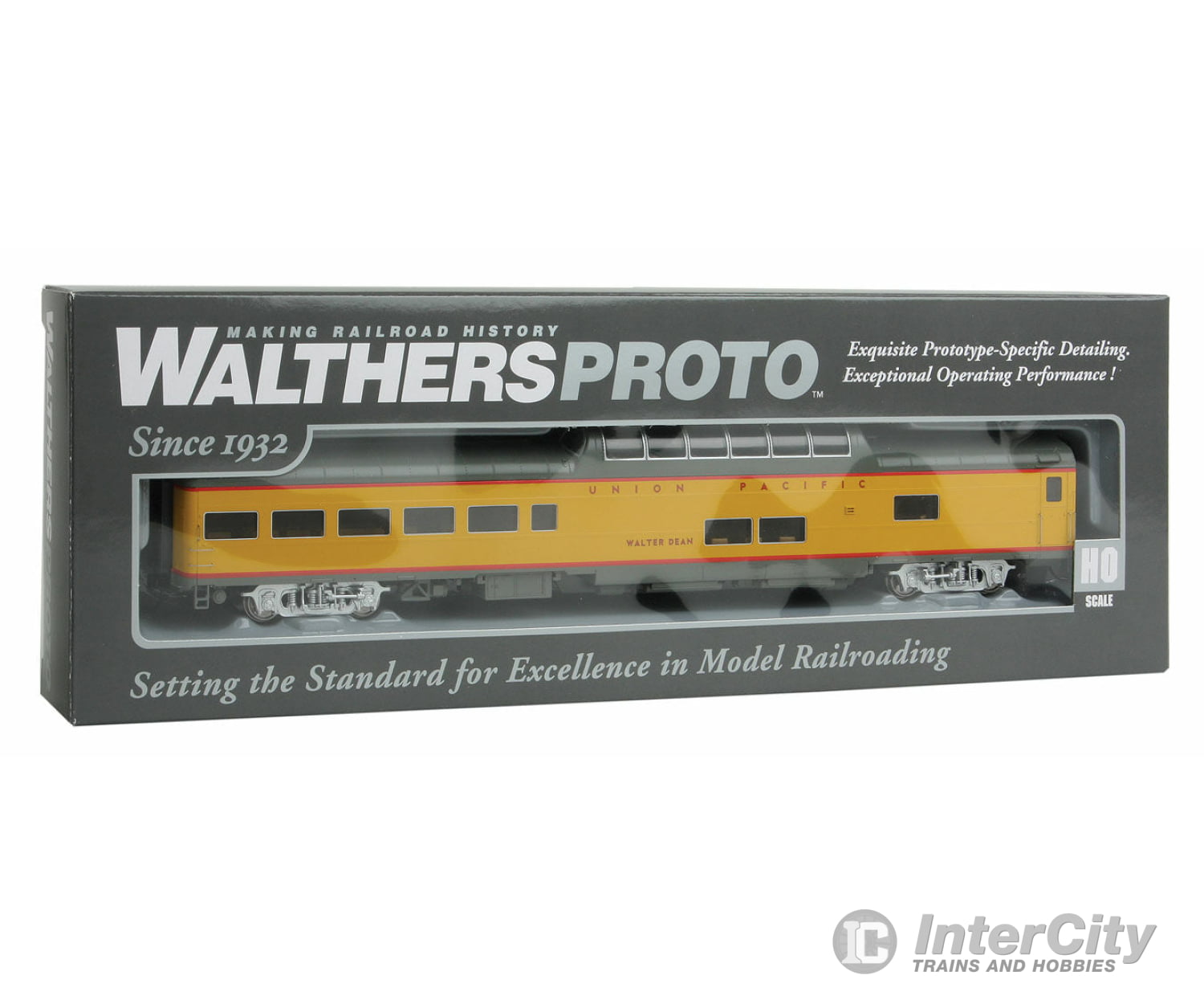 Walthers Proto 18702 85 Acf Dome Lounge - Lighted Union Pacific(R) Heritage Series -- Walter Dean;