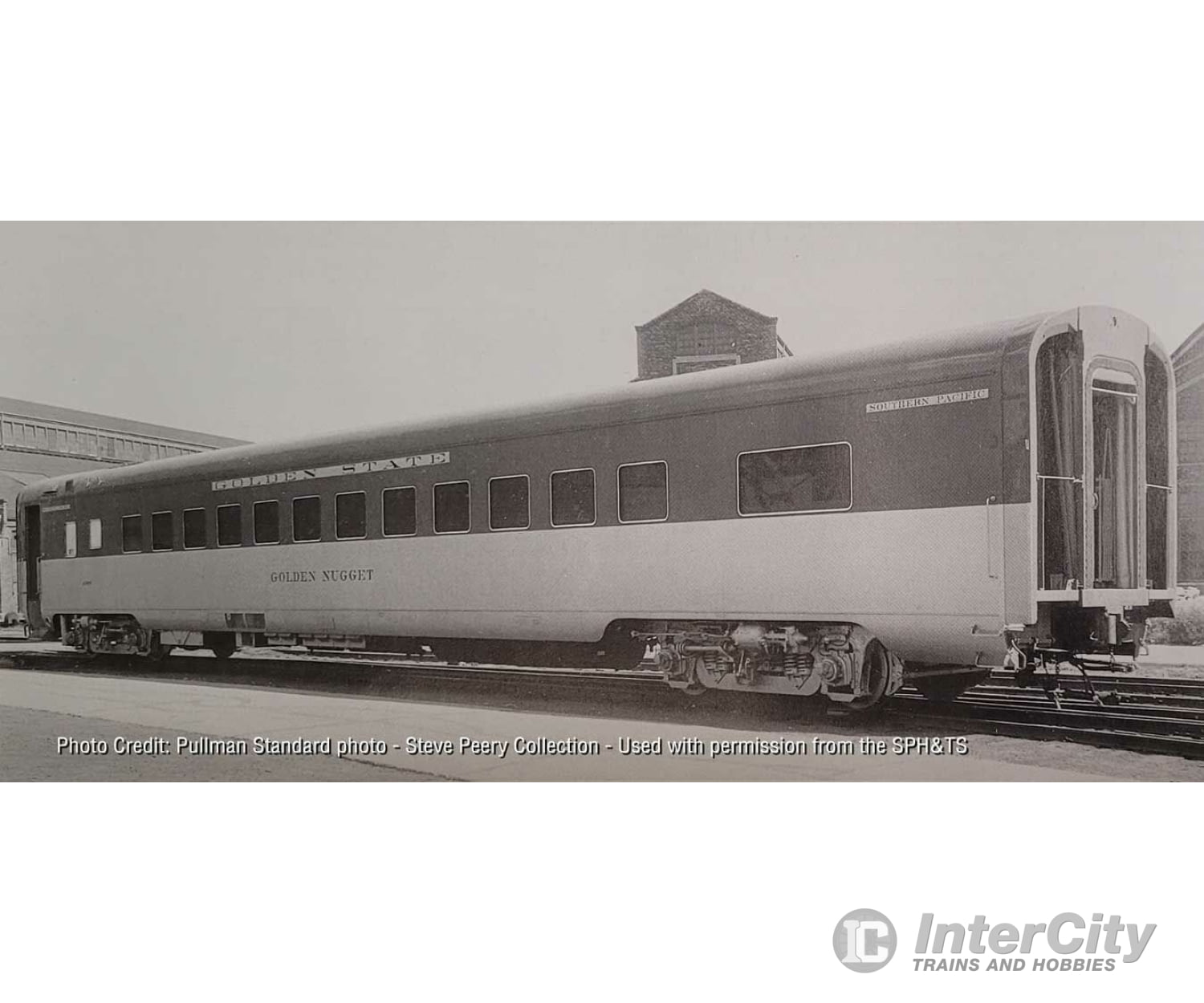 Walthers Proto 18913 85 Pullman-Standard Southern Pacific 83-C-2 Coach -- Pacific(Tm) #2400 Golden