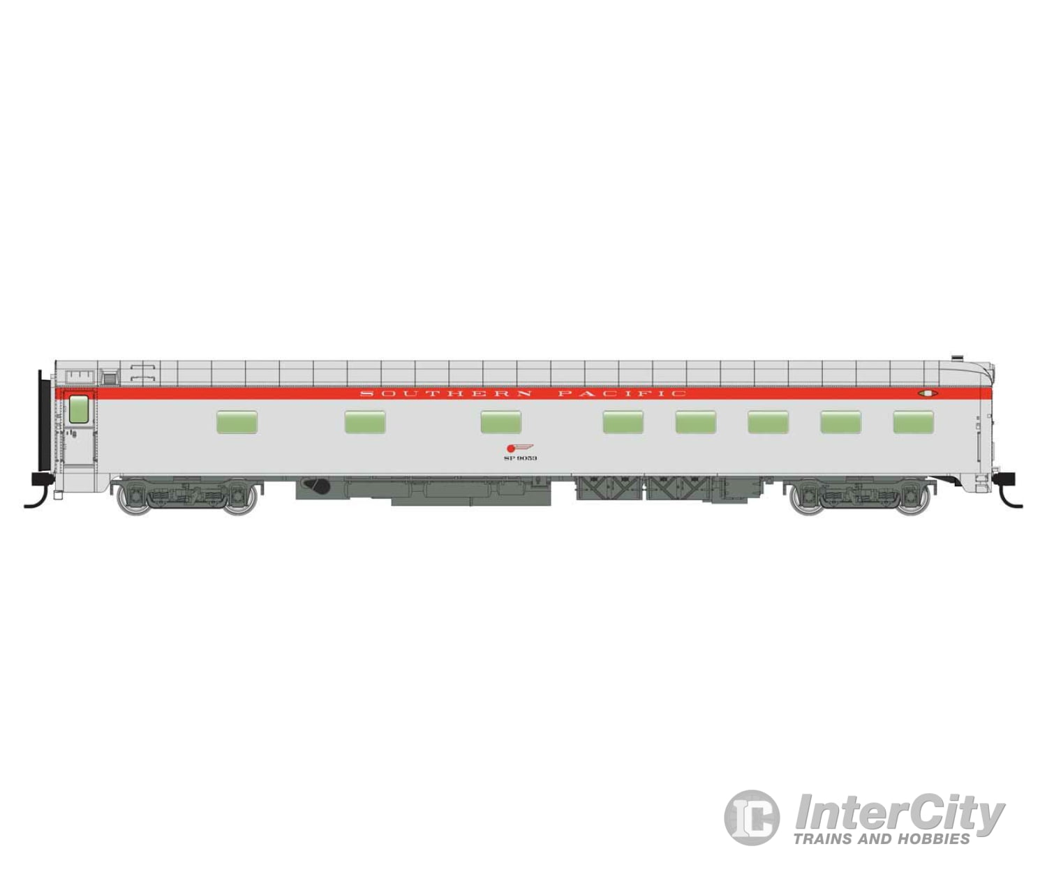 Walthers Proto 18929 85 Pullman-Standard 10-6 Sleeper With Blunt End -- Southern Pacific(Tm) #9053