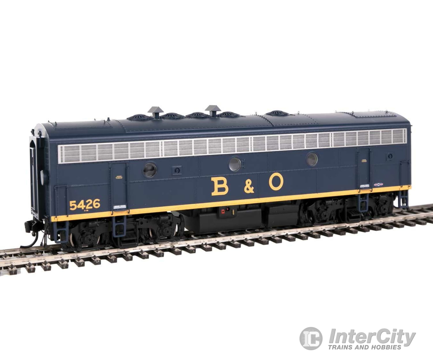 Walthers Proto 40926 Emd F7A-B Set - Loksound 5 Sound & Dcc -- Baltimore Ohio #4527 5426 Locomotives