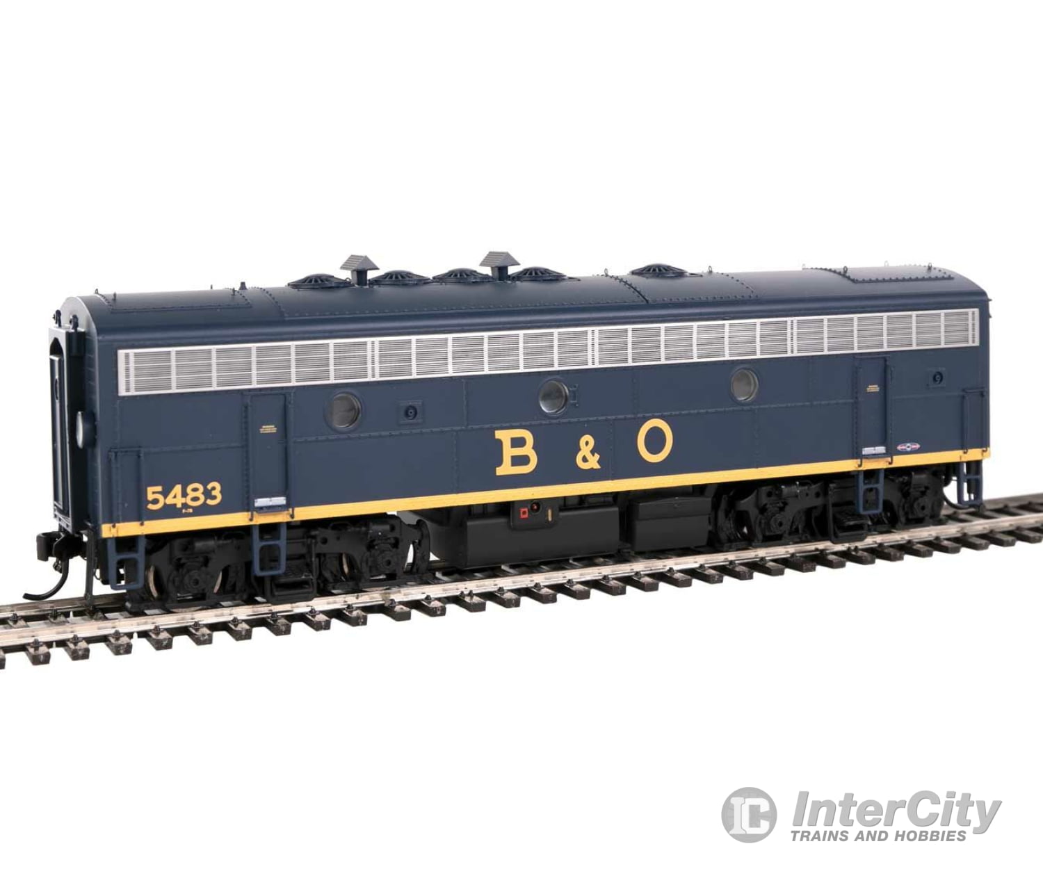 Walthers Proto 40927 Emd F7A-B Set - Loksound 5 Sound & Dcc -- Baltimore Ohio #4542 5483 Locomotives