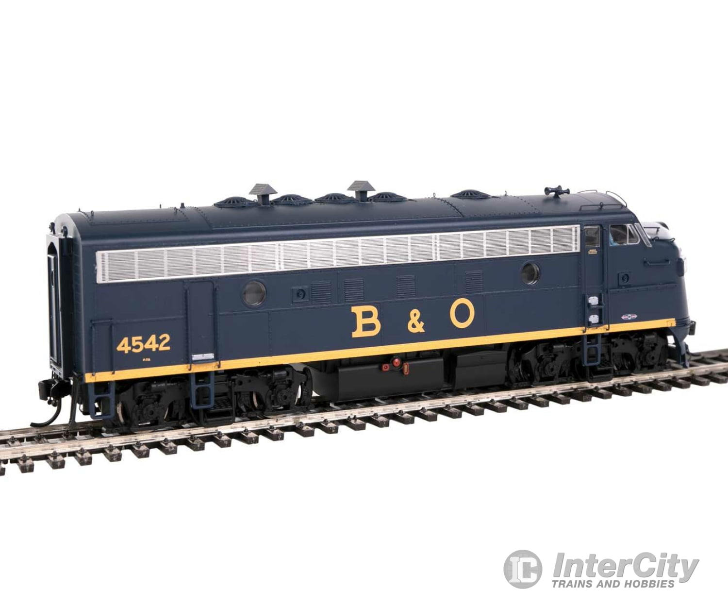 Walthers Proto 40927 Emd F7A-B Set - Loksound 5 Sound & Dcc -- Baltimore Ohio #4542 5483 Locomotives