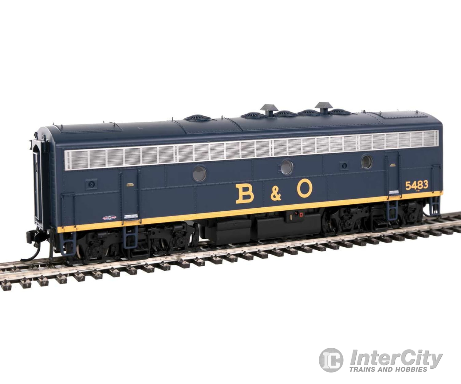 Walthers Proto 40927 Emd F7A-B Set - Loksound 5 Sound & Dcc -- Baltimore Ohio #4542 5483 Locomotives