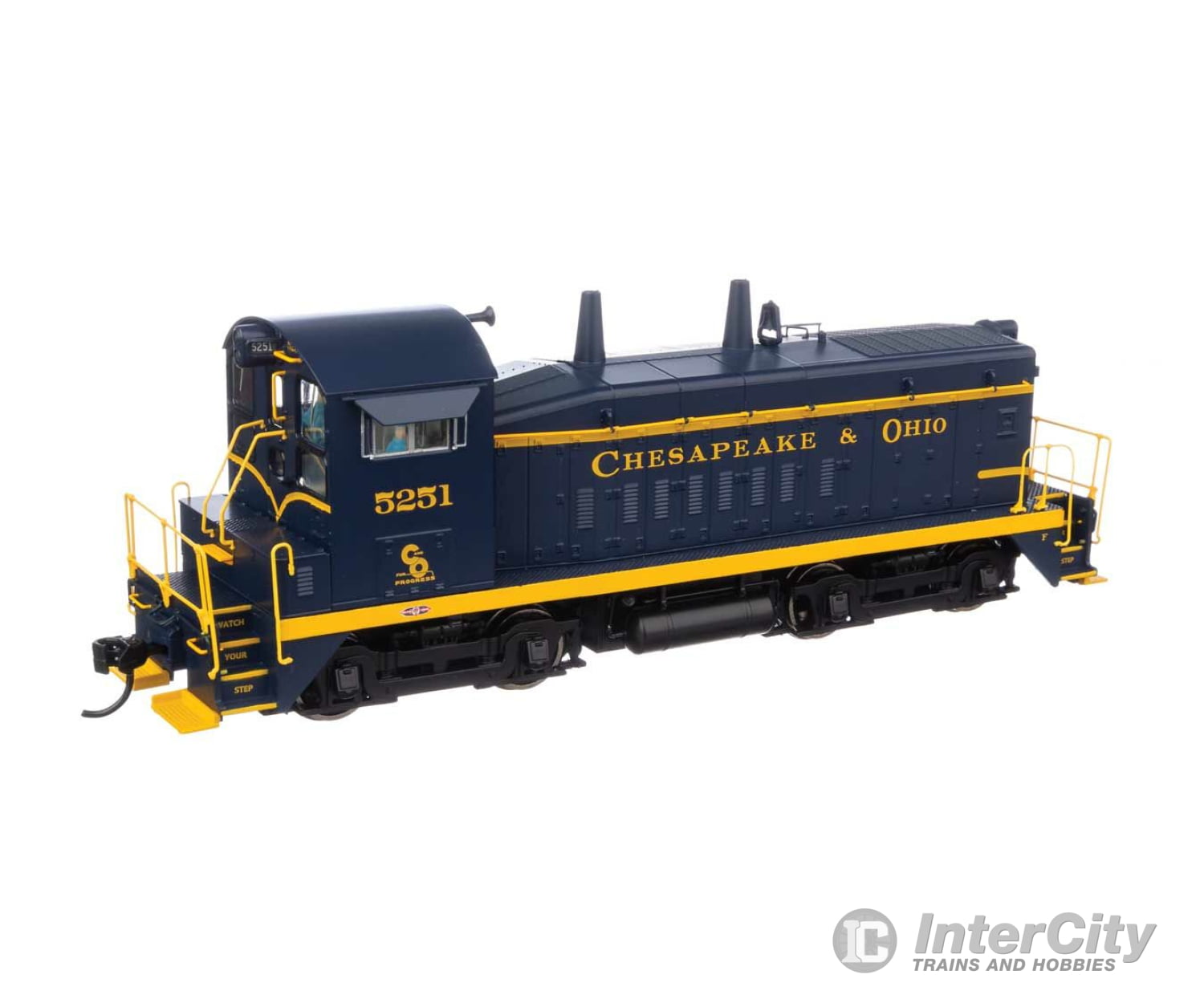 Walthers Proto 41501 Emd Sw9 - Loksound 5 Sound & Dcc -- Chesapeake Ohio #5251 Locomotives