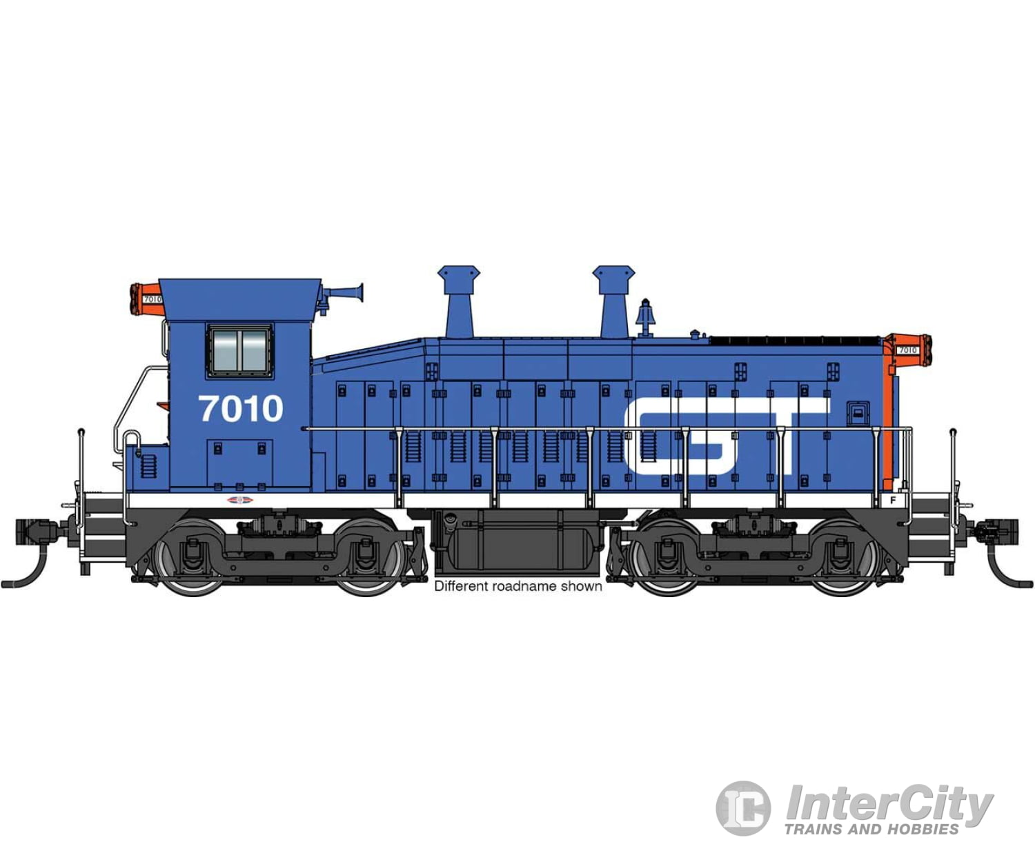 Walthers Proto 41504 Emd Sw9 - Loksound 5 Sound & Dcc -- Grand Trunk Western #7014 Locomotives