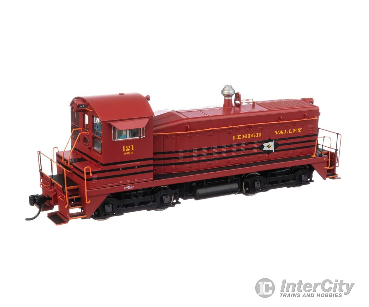 Walthers Proto 41505 Emd Sw900 - Loksound 5 Sound & Dcc -- Lehigh Valley #121 Locomotives