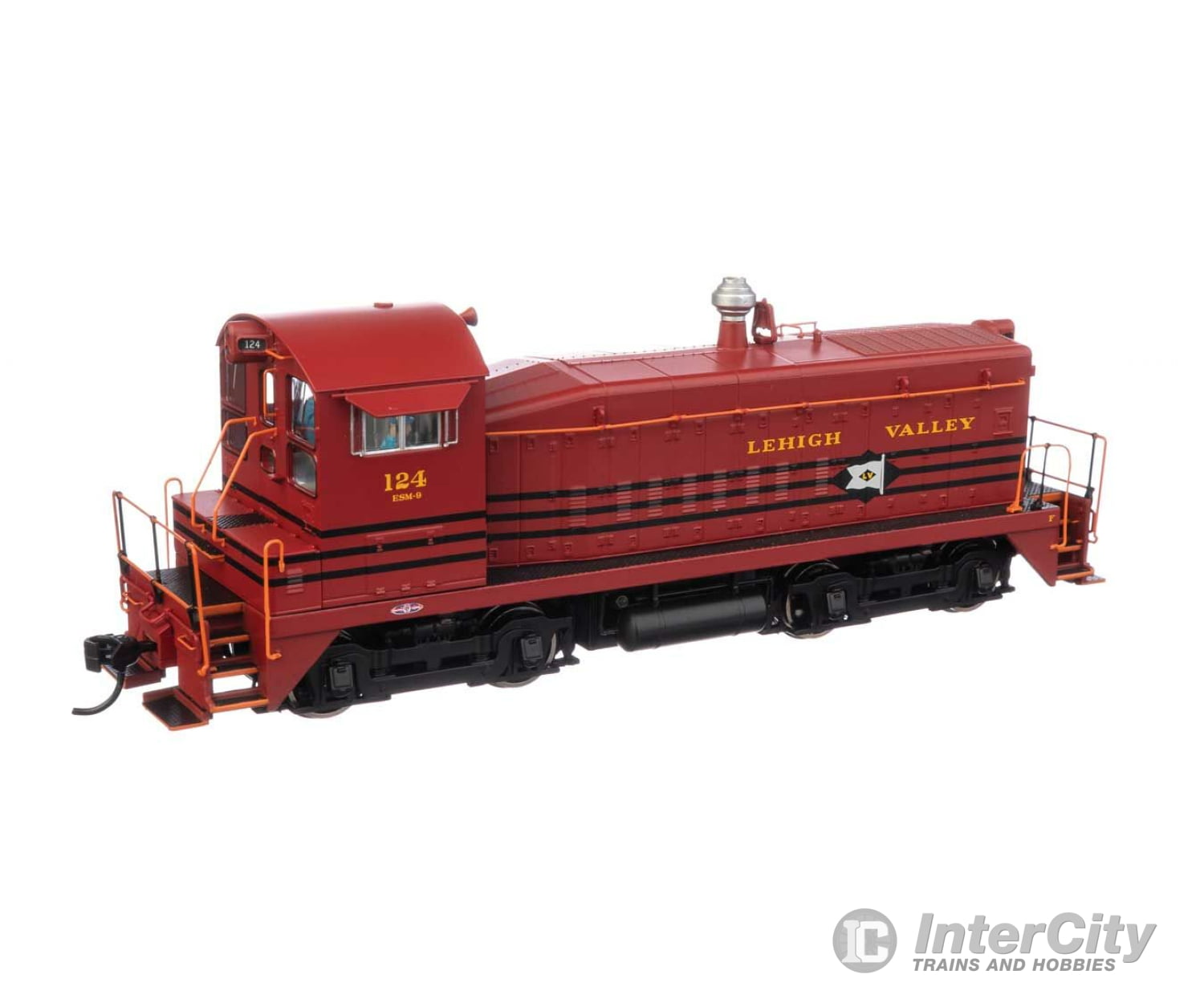 Walthers Proto 41506 Emd Sw900 - Loksound 5 Sound & Dcc -- Lehigh Valley #124 Locomotives