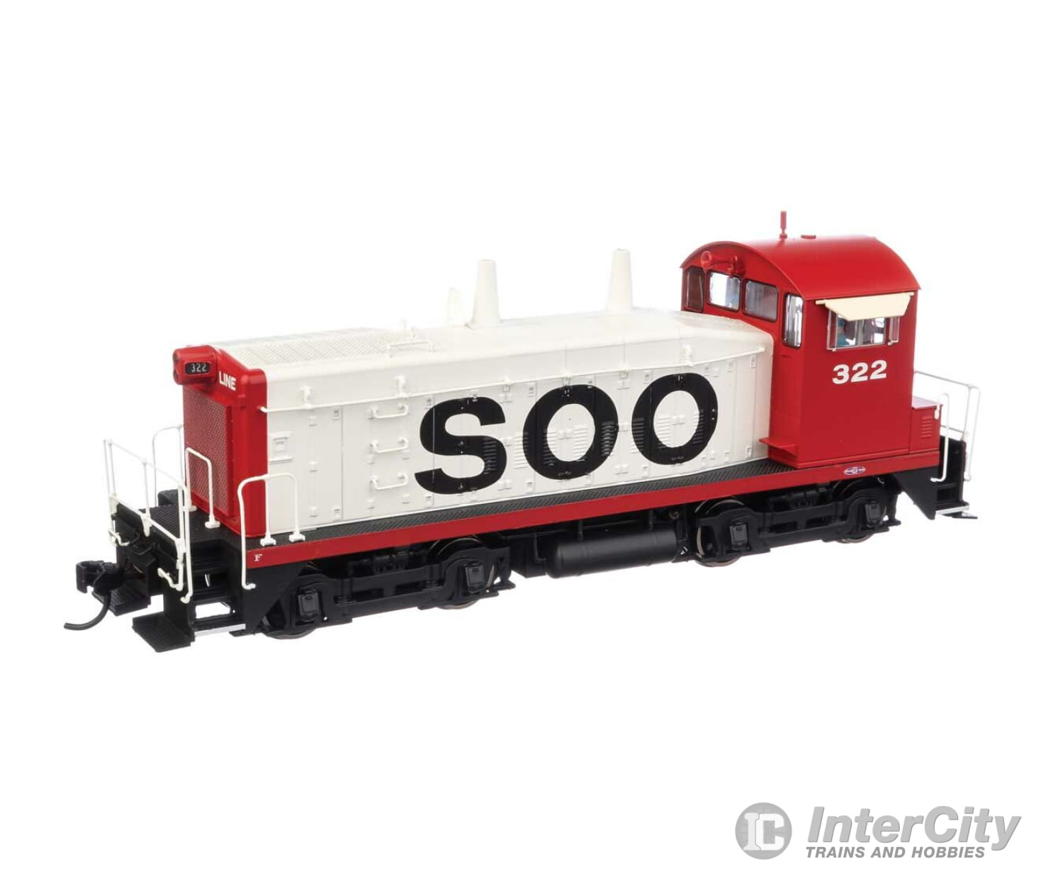 Walthers Proto 41509 Emd Sw1200 - Loksound 5 Sound & Dcc -- Soo Line #322 Locomotives