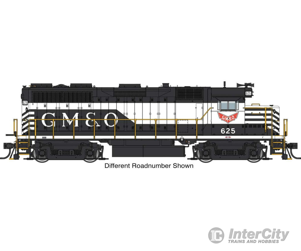 Walthers Proto 42182 Emd Gp35 - Loksound 5 Sound & Dcc -- Gulf Mobile Ohio #628 Locomotives