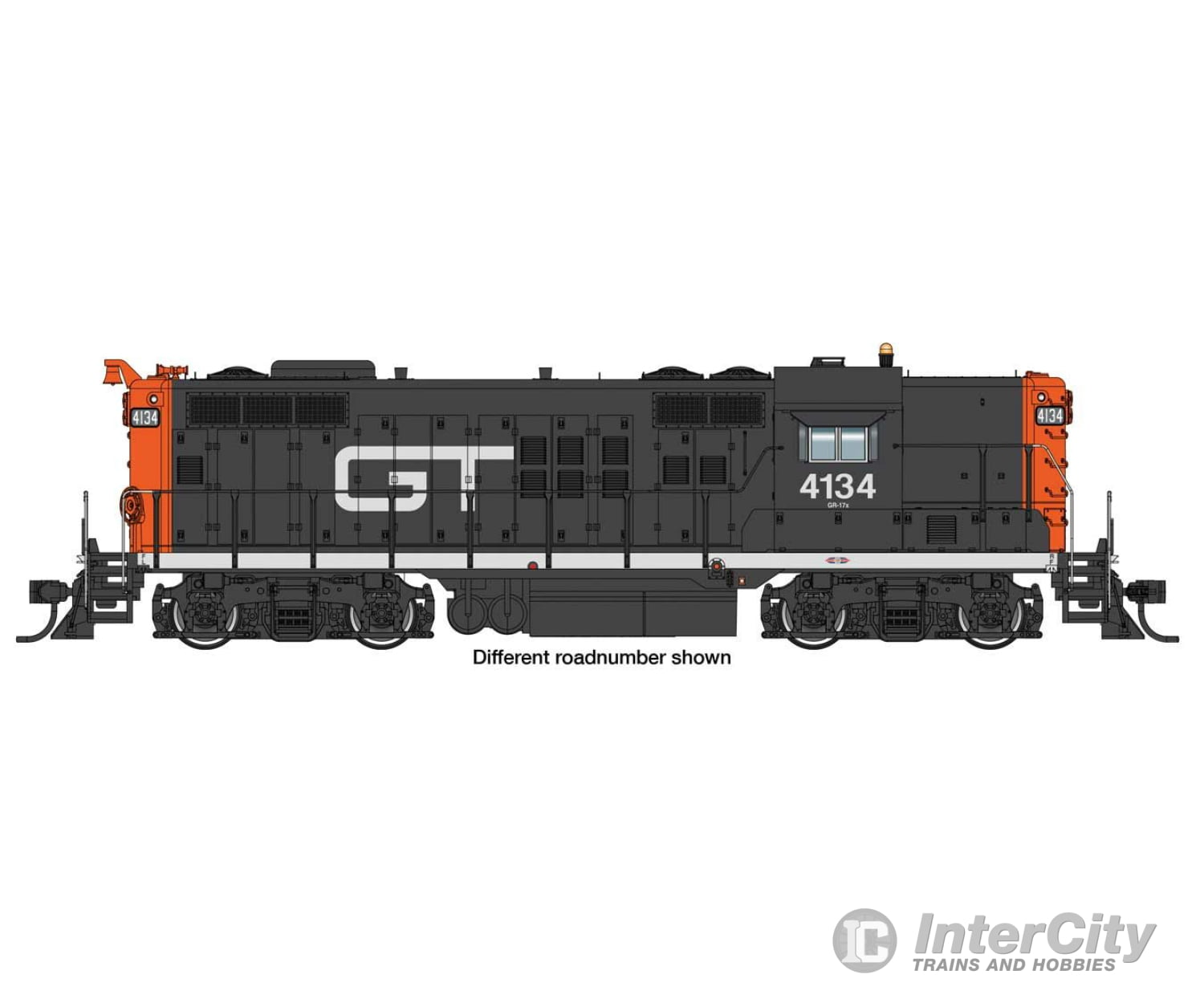 Walthers Proto 42804 Emd Gp9 With Loksound 5 Sound & Dcc -- Grand Trunk Western #4135 Locomotives