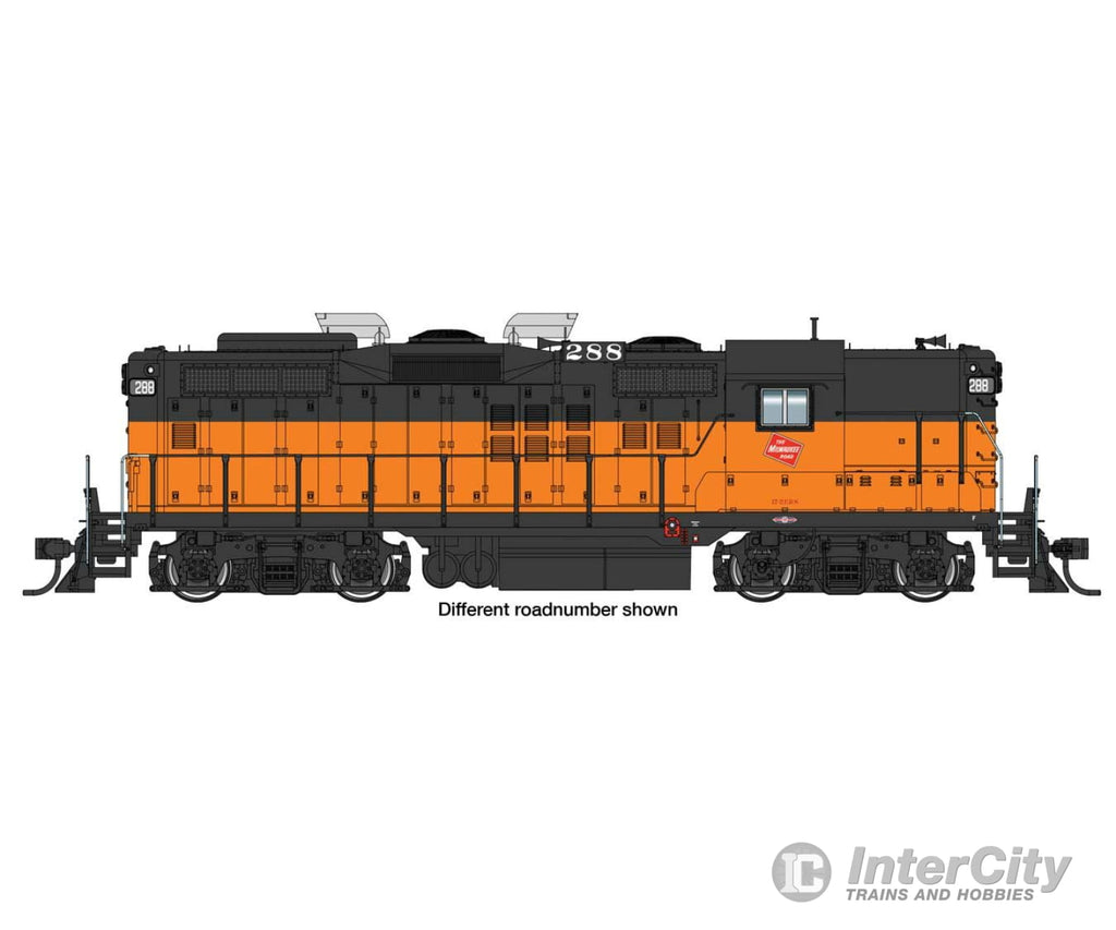 Walthers Proto 42808 Emd Gp9 With Loksound 5 Sound & Dcc -- Milwaukee Road #301 (Orange Black White)