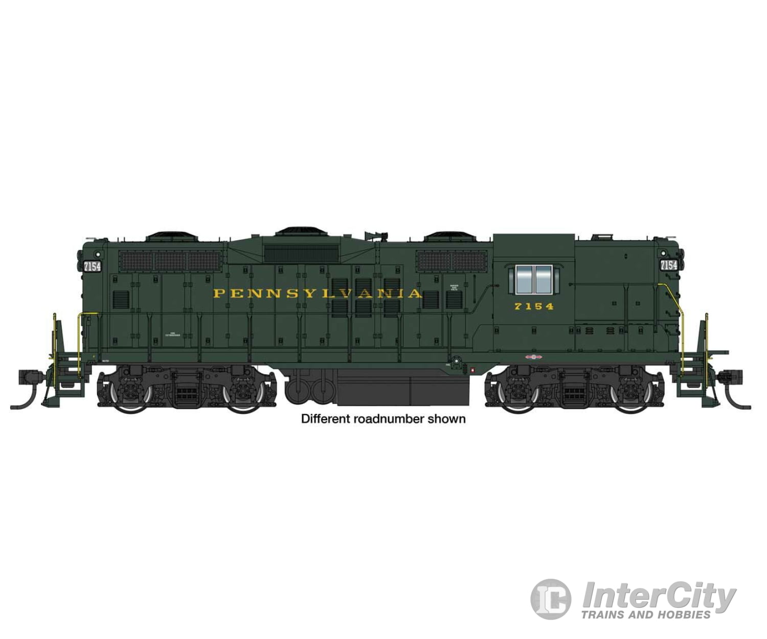 Walthers Proto 42812 Emd Gp9 With Loksound 5 Sound & Dcc -- Pennsylvania Railroad #7227 (Brunswick