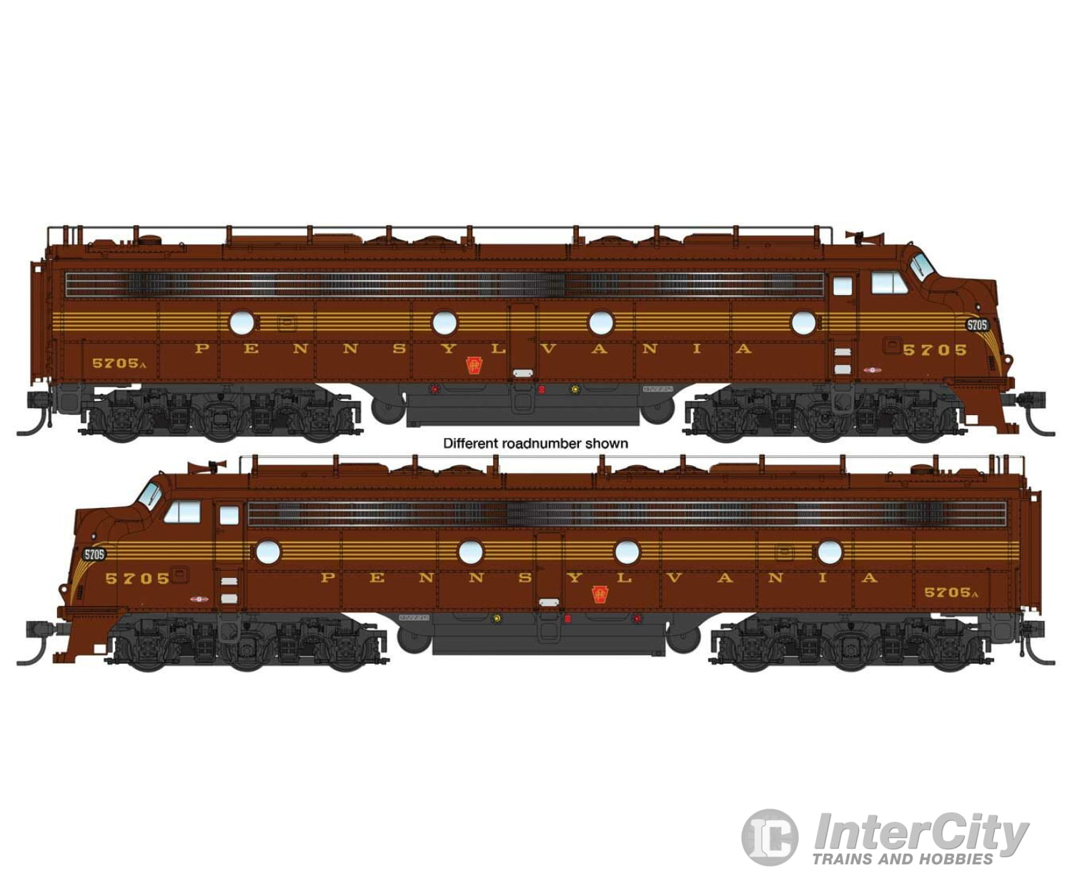 Walthers Proto 42900 Emd E8 A-A With Loksound 5 Sound & Dcc -- Pennsylvania Railroad Class Ep-22