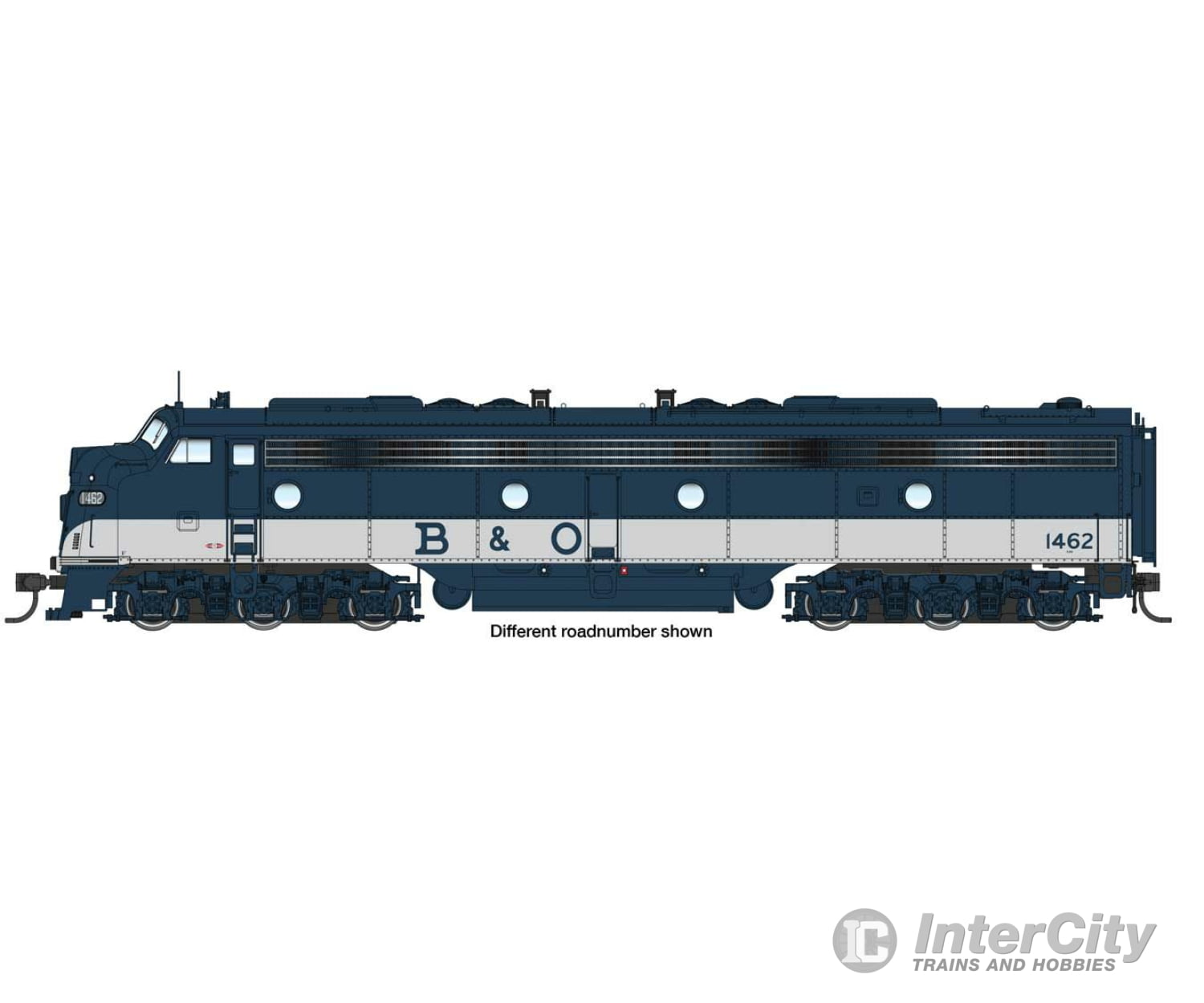 Walthers Proto 42909 Emd E8A With Loksound 5 Sound & Dcc -- Baltimore Ohio #1461 Locomotives