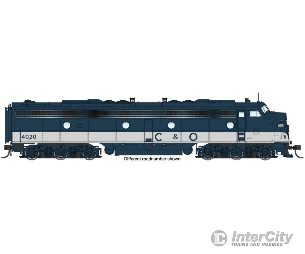 Walthers Proto 42912 Emd E8A With Loksound 5 Sound & Dcc -- Chesapeake Ohio #4015 Locomotives