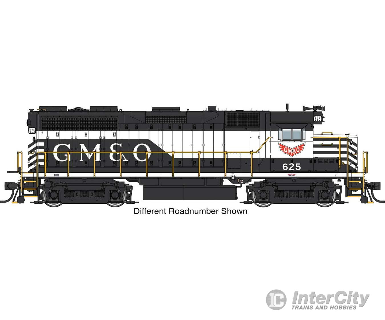 Walthers Proto 49181 Emd Gp35 - Standard Dc -- Gulf Mobile & Ohio #627 Locomotives