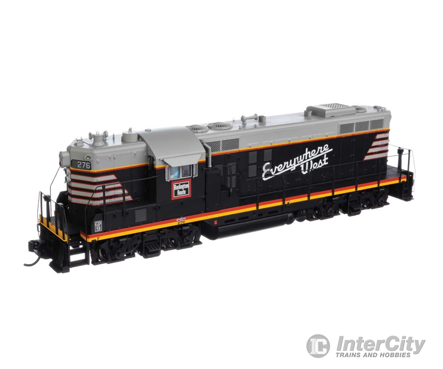 Walthers Proto 49713 Emd Gp9 Phase I High Short Hood - Standard Dc -- Chicago Burlington & Quincy