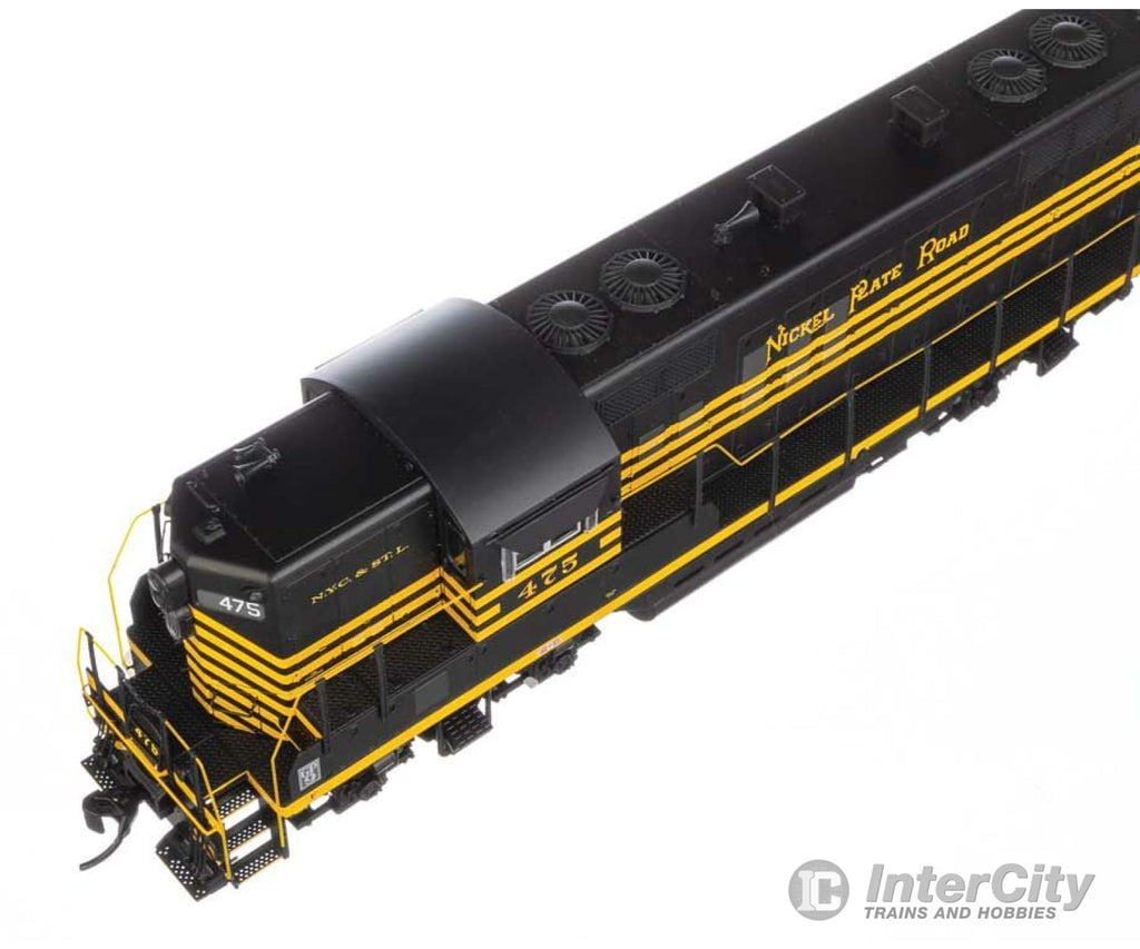 Walthers Proto 49718 Emd Gp9 Phase Ii High Short Hood - Standard Dc -- Nickel Plate #475 Locomotives