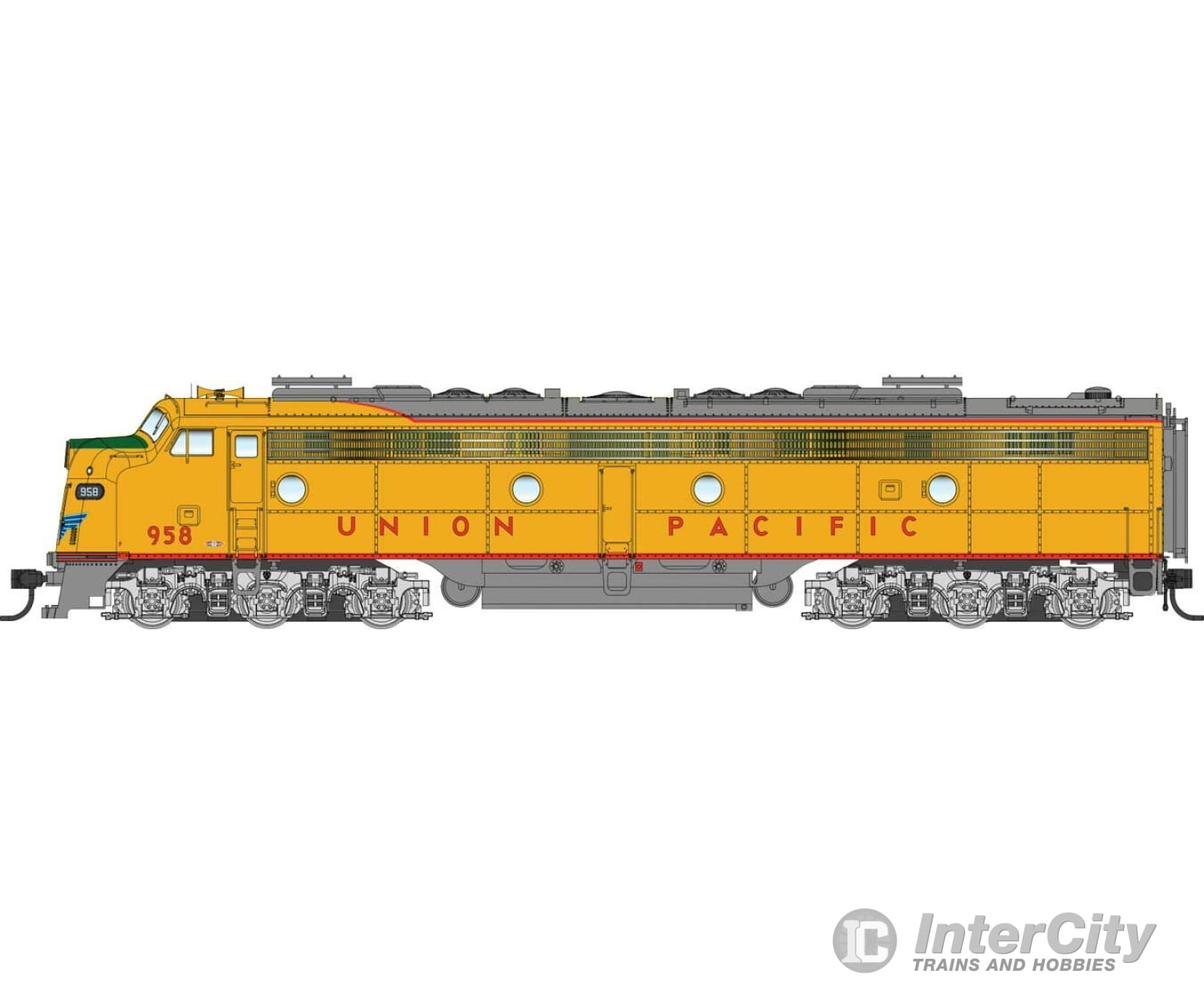 Walthers Proto 49957 Emd E9A - Standard Dc City Of San Francisco -- Union Pacific(R) #958 (Yellow