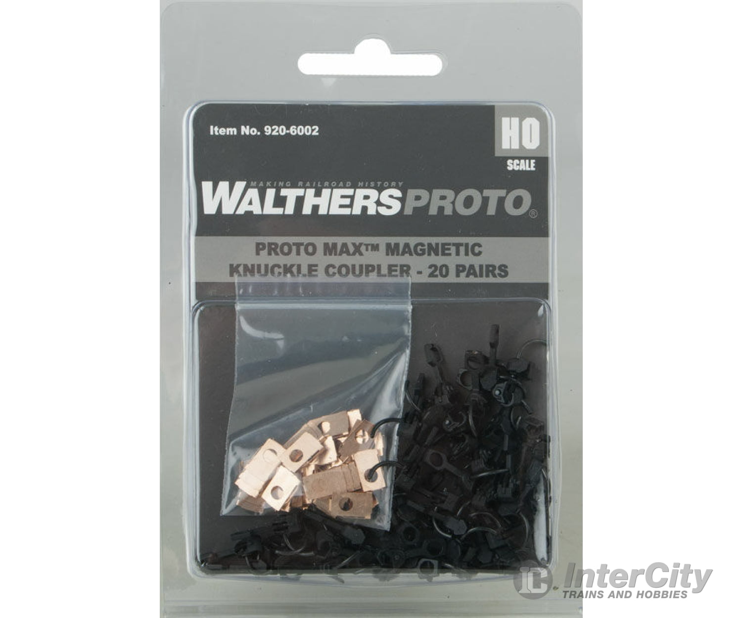 Walthers Proto 6002 Max(Tm) Magnetic Knuckle Couplers -- Standard Type Only - 20 Pair & Trucks