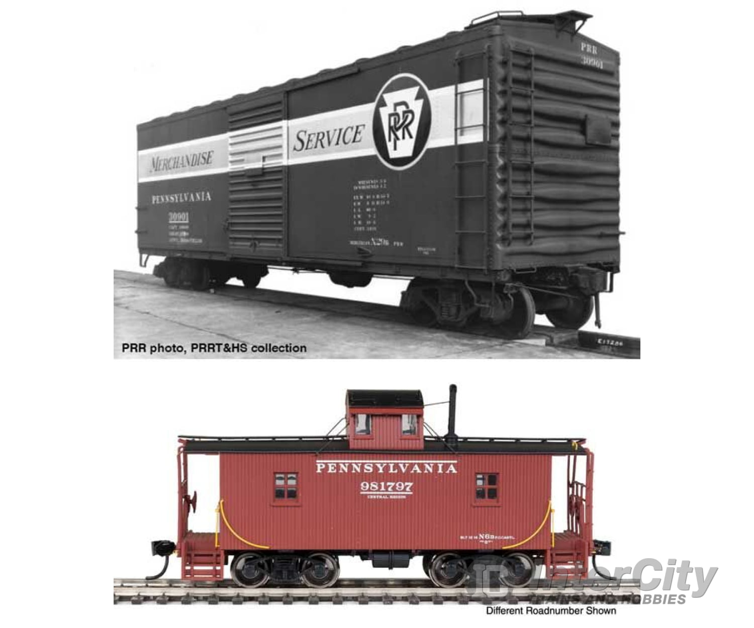 Walthers Proto 900 Pennsylvania Railroad Merchandise Service Freight Train -- Set #1; 12 40 X29B