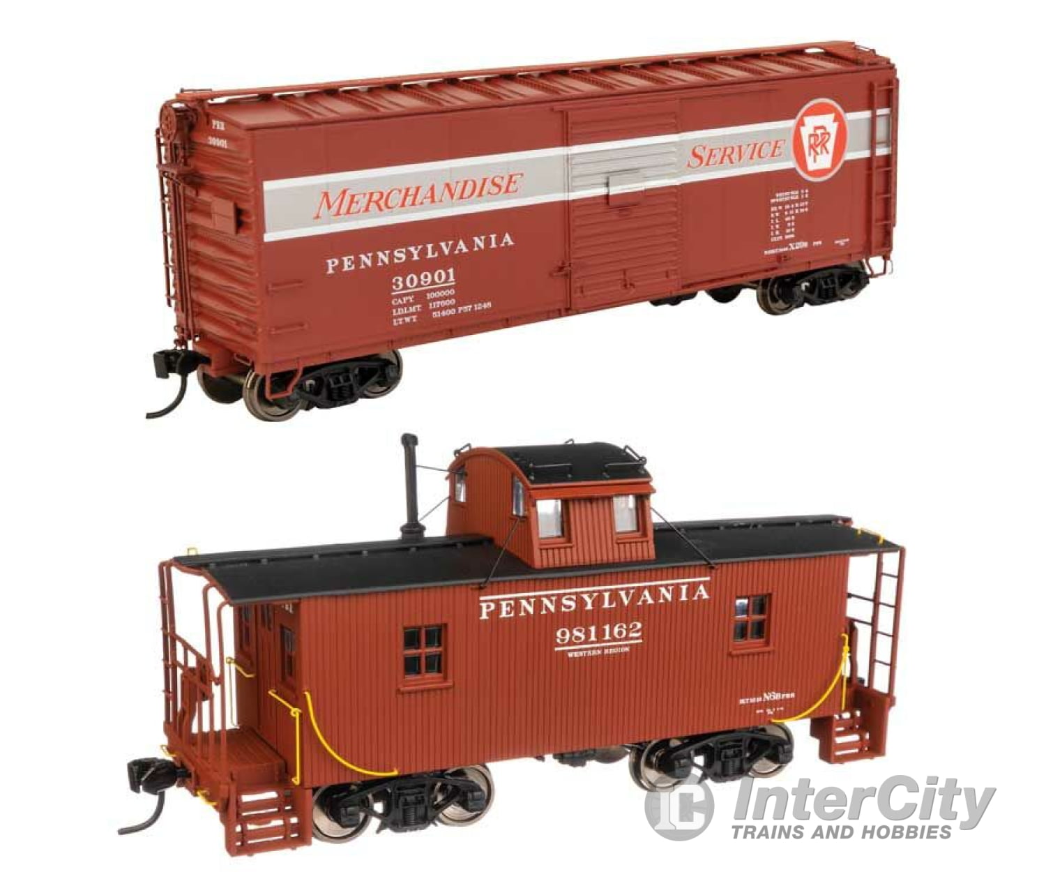 Walthers Proto 902 Pennsylvania Railroad Merchandise Service Freight Train -- Set #3: 12 40 Rebuilt