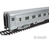 Walthers Proto 9606 85 Budd Pine Series 10-6 Sleeper - Ready To Run -- Santa Fe (Real Metal Finish