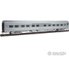 Walthers Proto 9606 85 Budd Pine Series 10-6 Sleeper - Ready To Run -- Santa Fe (Real Metal Finish