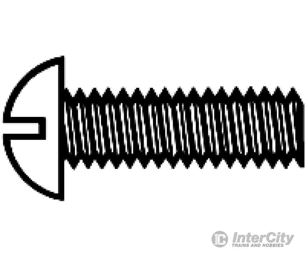 Walthers Scenemaster 1012 0-80 Brass Round Head Machine Screws -- 3/16 X.060’.48.15Cm Pkg(16)