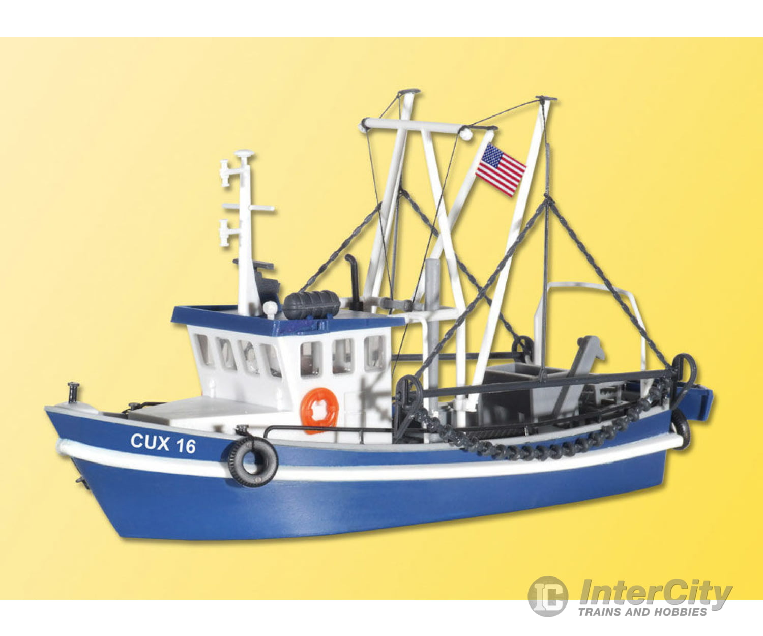 Walthers Scenemaster 11016 Modern Fishing Boat -- Kit Scenery Details