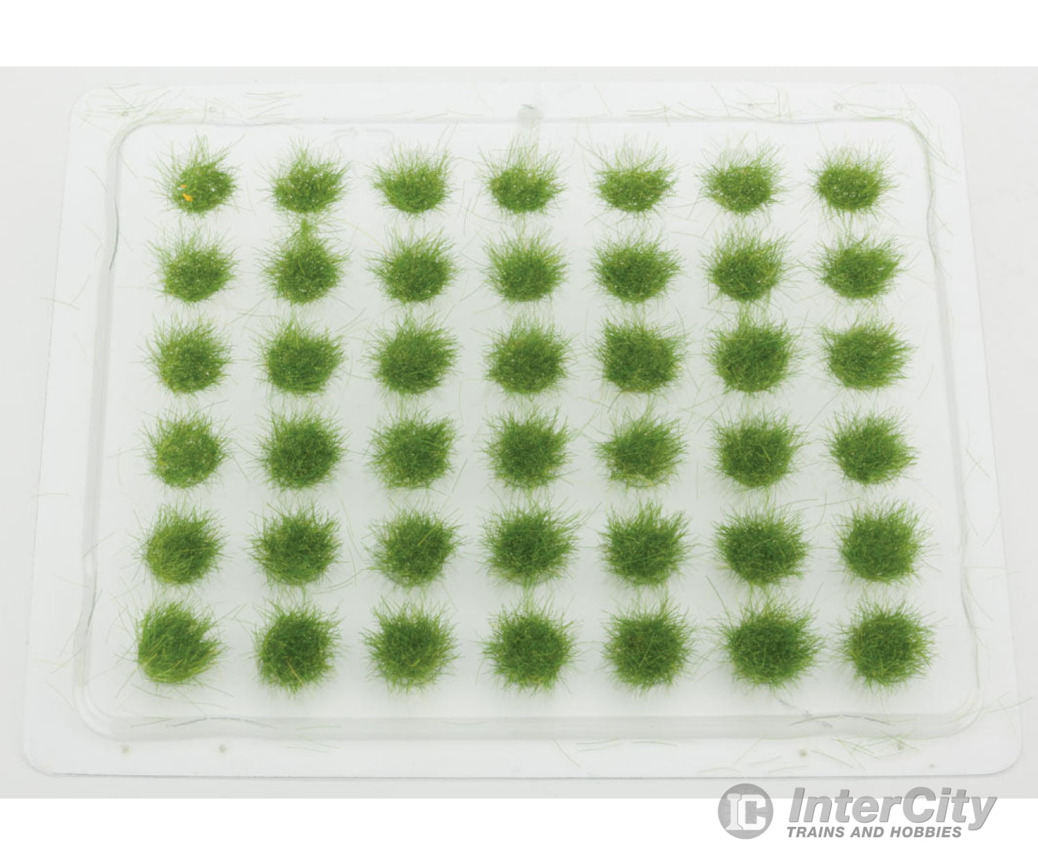 Walthers Scenemaster 1111 Grass Tufts - 1/4’ 0.6Cm Tall -- Summer Pkg(42) & Scenery Mats