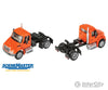 Walthers Scenemaster 11133 International(R) 4300 Single-Axle Semi Tractor Only - Assembled -- Orange