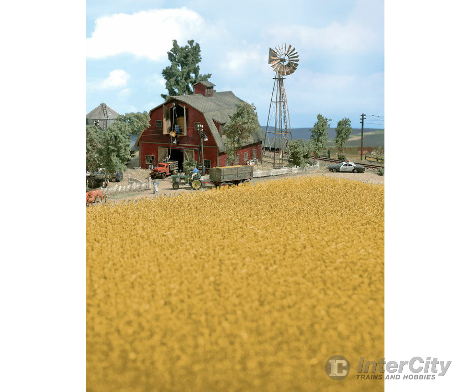 Walthers Scenemaster 1141 Harvest Corn Field -- Brown Grass & Scenery Mats