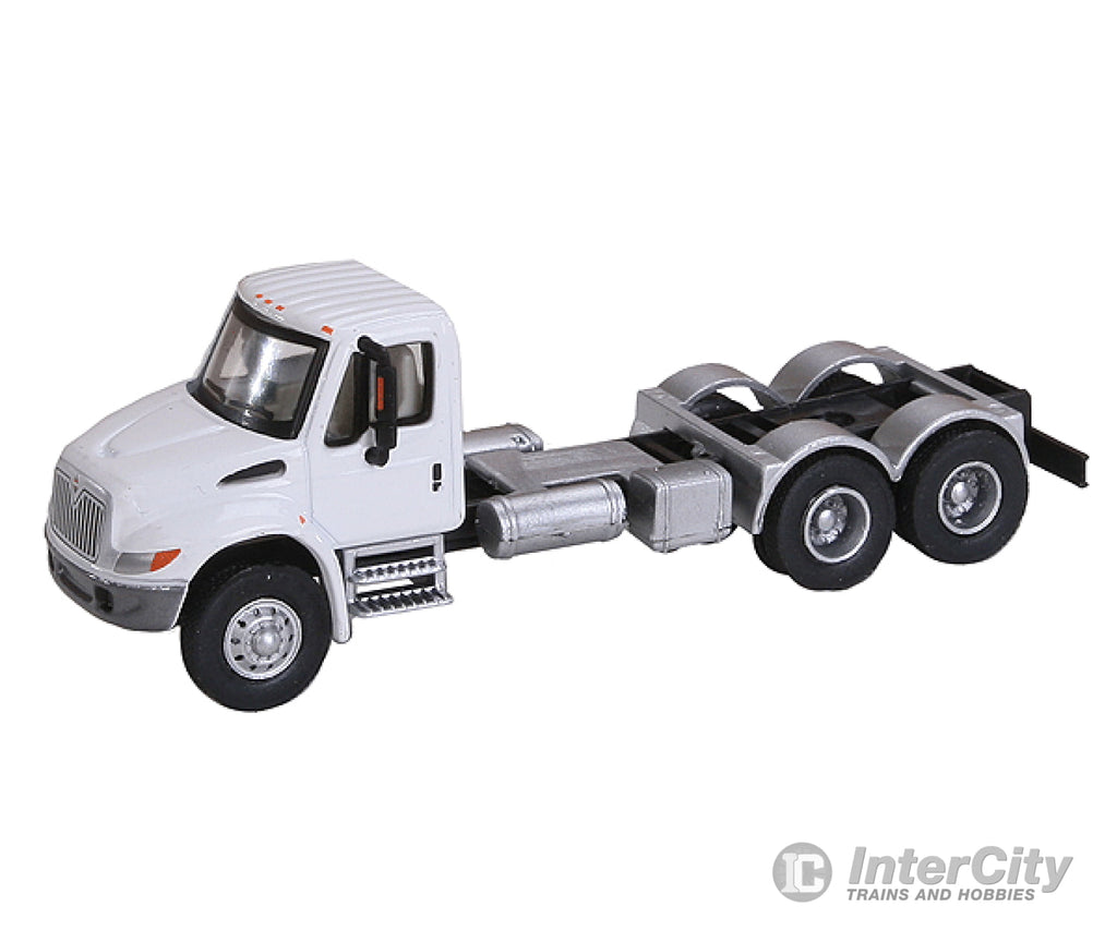 Walthers Scenemaster 11530 International(R) 4300 Dual-Axle Semi Tractor Only - Assembled -- White