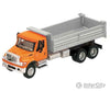 Walthers Scenemaster 11661 International(R) 7600 3-Axle Heavy-Duty Dump Truck - Assembled -- Orange