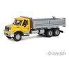 Walthers Scenemaster 11663 International(R) 7600 3-Axle Heavy-Duty Dump Truck - Assembled -- Yellow