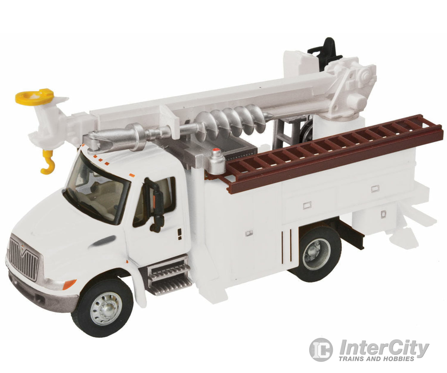 Walthers Scenemaster 11733 International(R) 4300 Utility Truck W/Drill - Assembled -- White