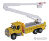 Walthers Scenemaster 11752 International(R) 7600 Utility Truck W/Bucket Lift - Assembled -- Yellow